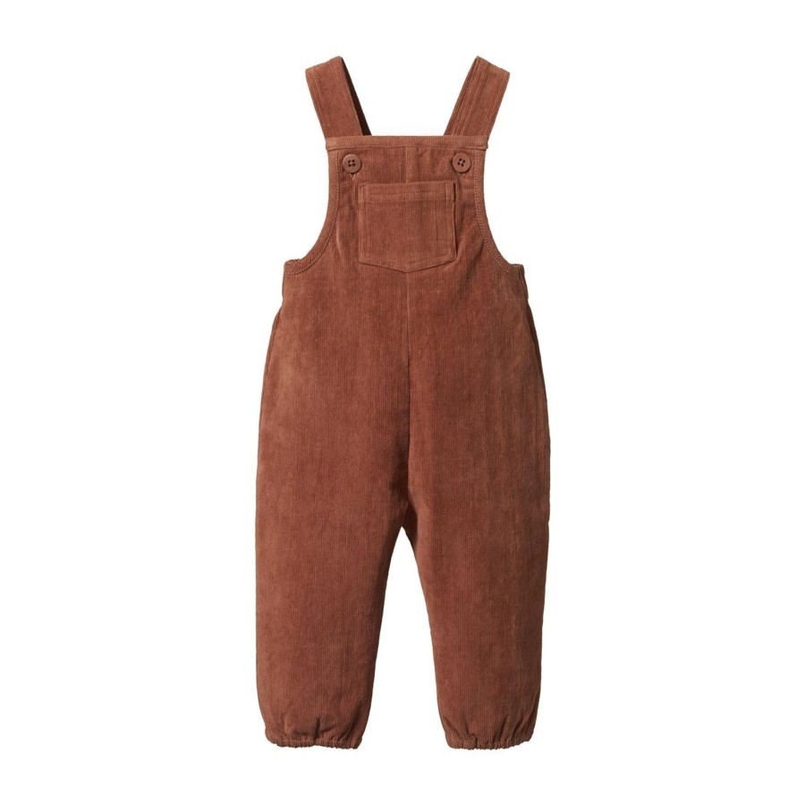 Child [2-14] Nature Baby Overalls + Playsuits | Nature Baby Tipper Overalls - Hazelnut