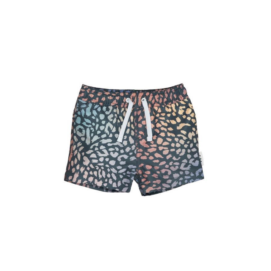 Child [2-14] Huxbaby Swim | Huxbaby Animal Swirl Ink Swim Short