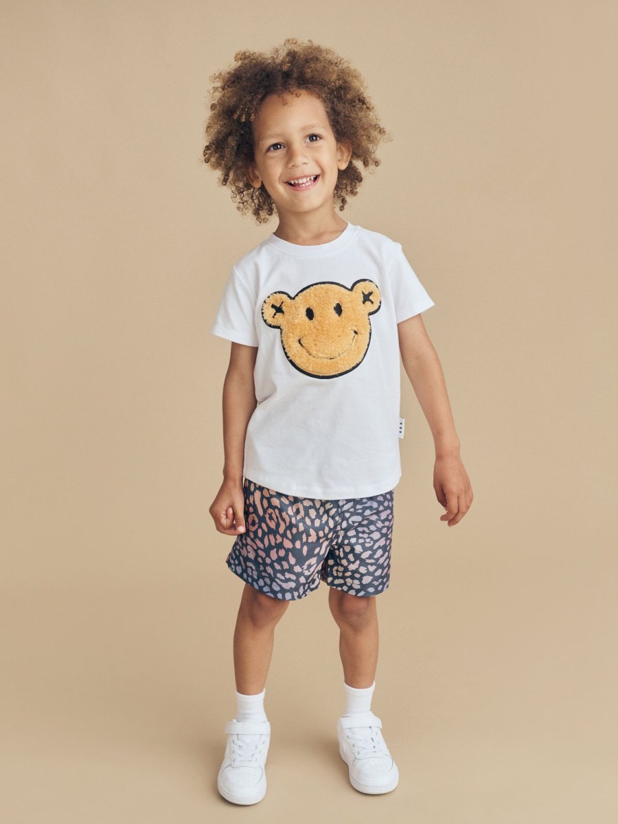 Child [2-14] Huxbaby Swim | Huxbaby Animal Swirl Ink Swim Short