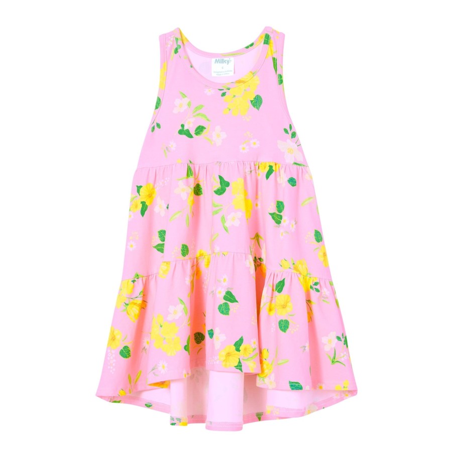 Child [2-14] Milky Dresses | Milky Sunshine Knit Dress - Fairy Floss