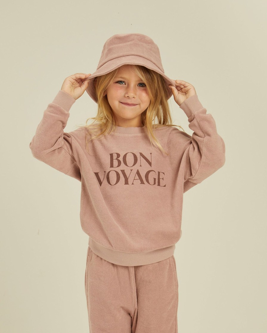 Child [2-14] Rylee + Cru Jumpers | Rylee + Cru Terry Crewneck - Bon Voyage