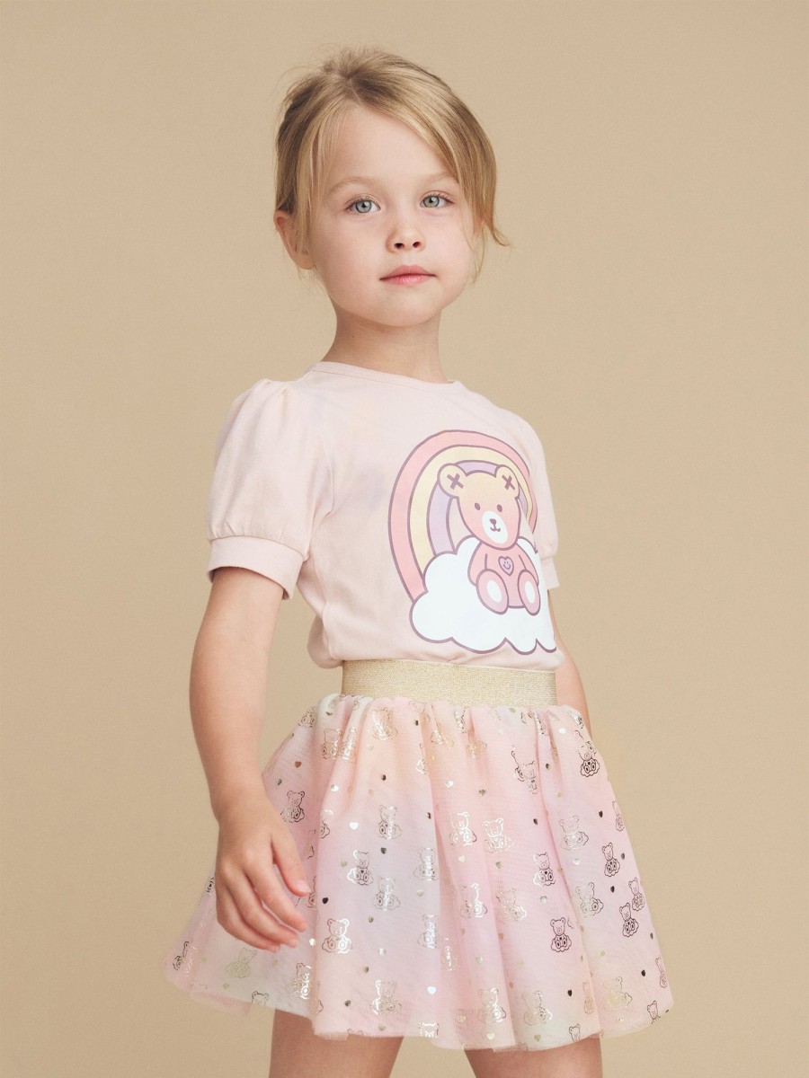 Child [2-14] Huxbaby Bottoms | Huxbaby Cloud Bear Tulle Skirt