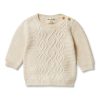 Child [2-14] Wilson & Frenchy Knitwear | Wilson And Frenchy Knitted Cable Jumper - Sand Melange