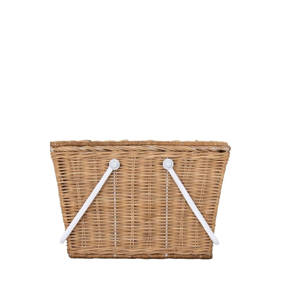 Play + Learn Olli Ella Dolls + Accessories | Olli Ella Rattan Piki Basket Medium - Natural