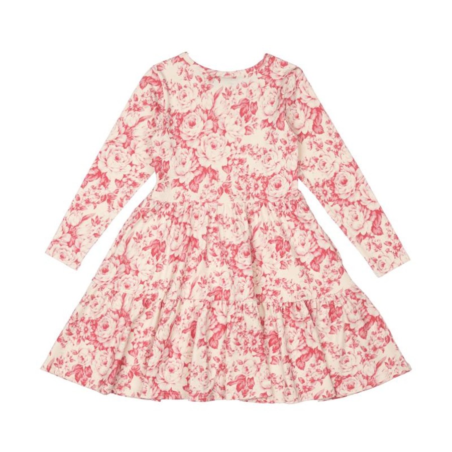 Child [2-14] Rock Your Baby Dresses | Rock Your Baby Floral Toile Layered Dress