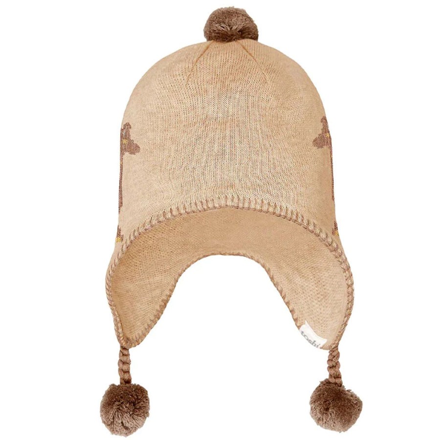 Child [2-14] Toshi Beanies | Toshi Organic Earmuff - Storytime / Mr Giraffe