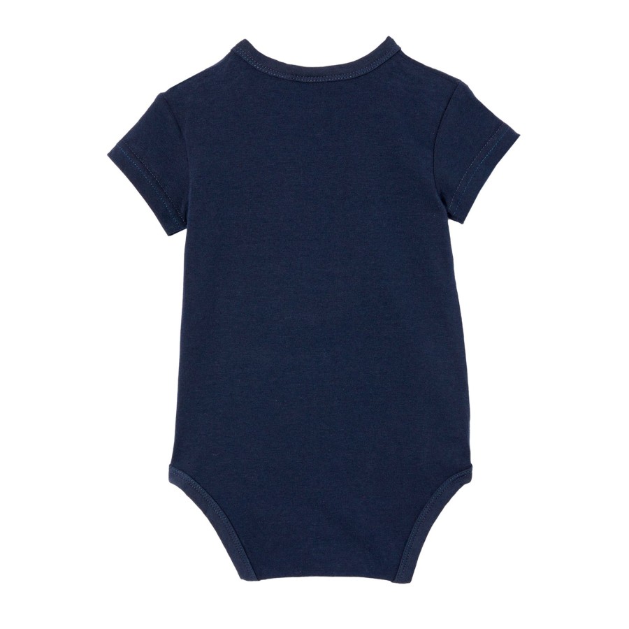 Baby [0-23M] Milky All In One | Milky Tiger Bubbysuit - Navy