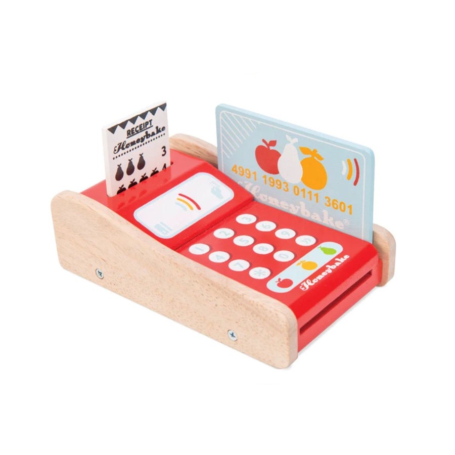 Play + Learn Le Toy Van Wooden Toys | Wooden Eftpos Card Machine