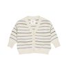 Child [2-14] Huxbaby Jumpers | Huxbaby Lake Stripe Boxy Cardi