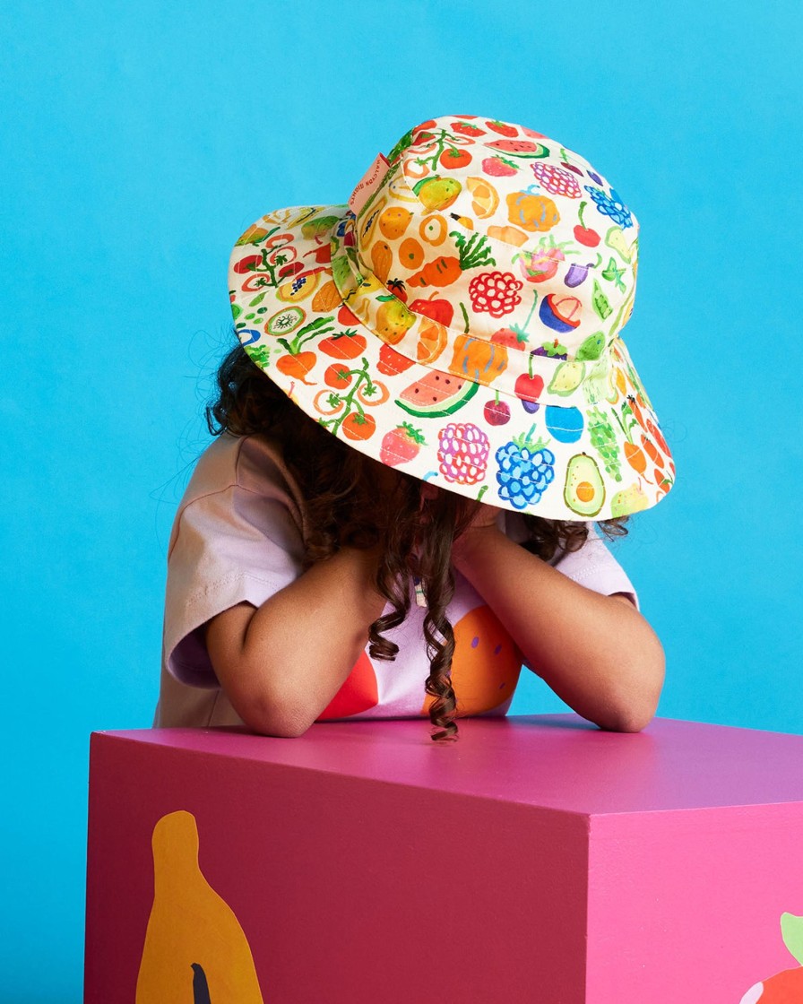 Child [2-14] Halcyon Nights Hats | Halcyon Nights Eat The Rainbow Kids Sun Hat