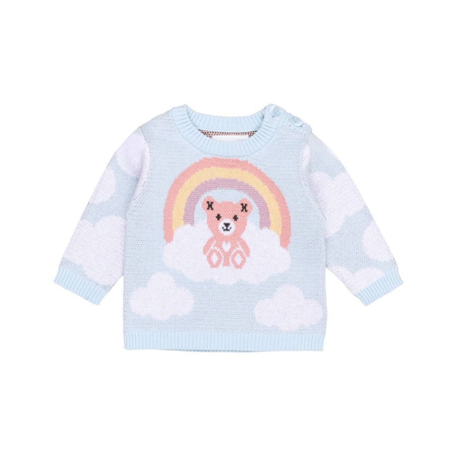 Child [2-14] Huxbaby Knitwear | Huxbaby Cloud Bear Knit Jumper