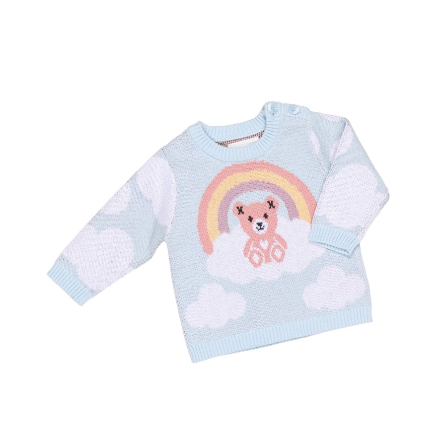 Child [2-14] Huxbaby Knitwear | Huxbaby Cloud Bear Knit Jumper