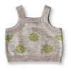 Child [2-14] Grown Knitwear | Grown Pansy Top - Lime & Marle