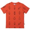 Child [2-14] Minti Tops | Minti Rockets Tee - Warm Orange