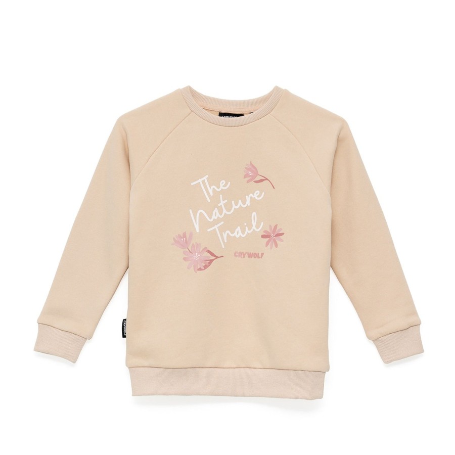 Baby [0-23M] Crywolf Jumpers | Crywolf Sunday Sweater - Nature Trail