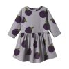 Baby [0-23M] Nature Baby Dresses | Nature Baby Long Sleeve Twirl Dress - Grande Plum Print