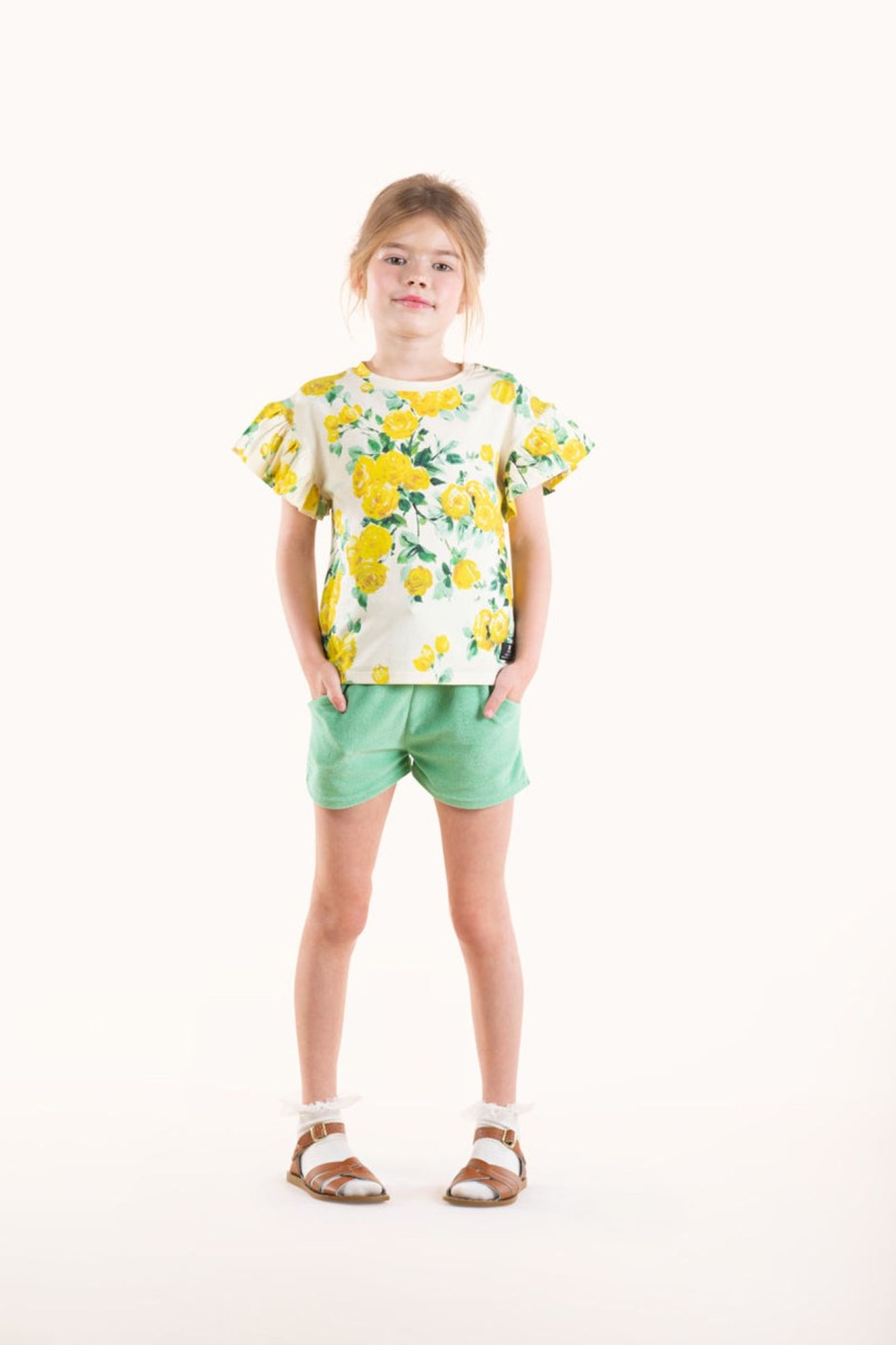 Child [2-14] Rock Your Baby Bottoms | Rock Your Baby Terry Shorts - Green