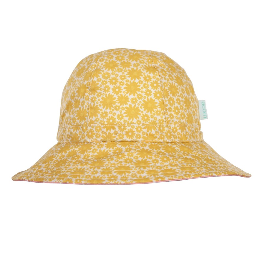 Child [2-14] Acorn Hats | Acorn Wide Brim Sunhat - Sunset Garden