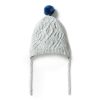 Baby [0-23M] Wilson & Frenchy Beanies | Wilson And Frenchy Knitted Cable Bonnet - Bluestone Fleck