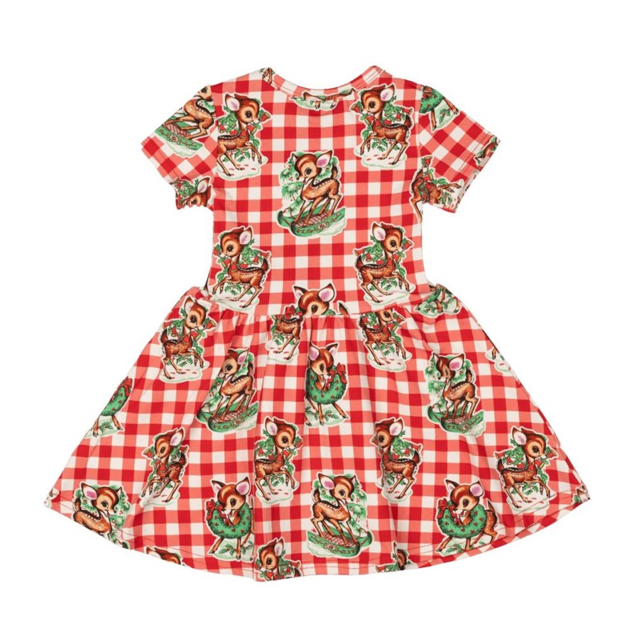 Baby [0-23M] Rock Your Baby Dresses | Rock Your Baby Dress - Reindeer Joy | Baby