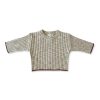 Child [2-14] Grown Knitwear | Grown Ribbed Drop Shoulder Pull Over - Latte