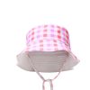 Child [2-14] Milky Swim | Milky Neon Gingham Swim Hat - Pink/Lilac