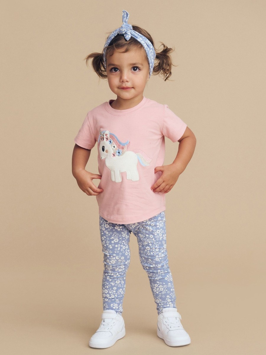 Child [2-14] Huxbaby Bottoms | Huxbaby Floral Lake Legging