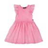 Child [2-14] Rock Your Baby Dresses | Rock Your Baby Pink Grunge Dress