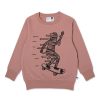 Baby [0-23M] Minti Jumpers | Minti Mummy Skater Crew - Chocolate