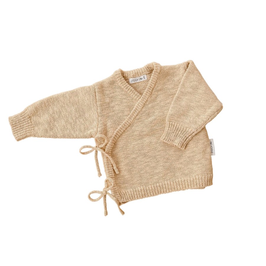 Baby [0-23M] Ziggy Lou Jumpers | Ziggy Lou - Kimono | Wheat