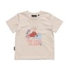 Baby [0-23M] Crywolf Tops | Crywolf Lost Island T-Shirt Stone