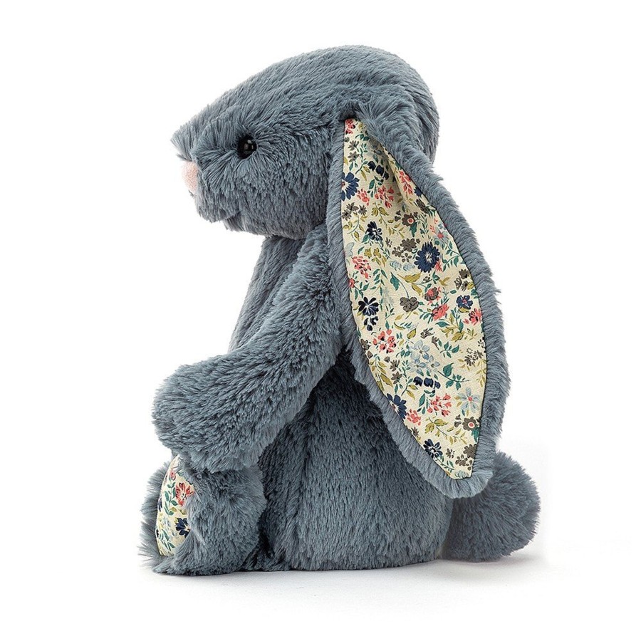 Baby [0-23M] Jellycat Soft Toys | Jellycat Bashful Blossom Bunny Medium - Dusky Blue