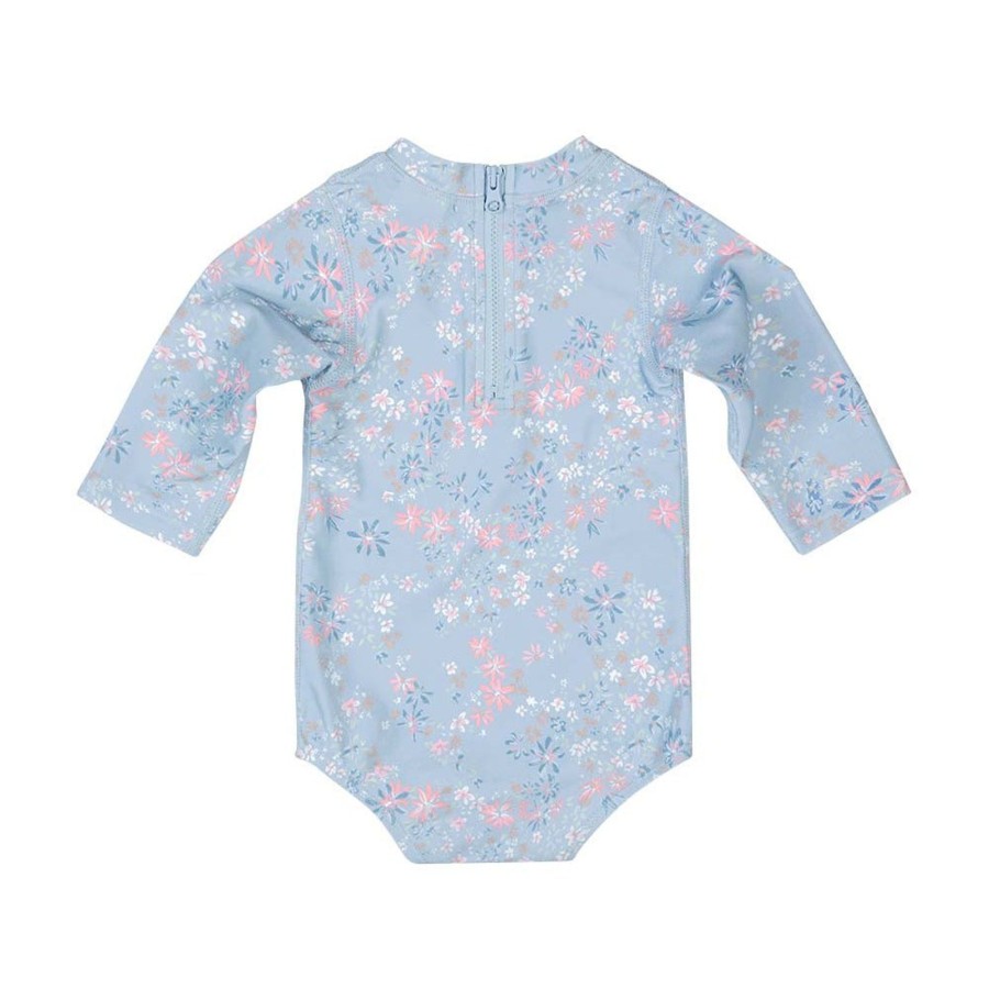 Baby [0-23M] Toshi Swim | Toshi Swim Baby Onesie Long Sleeve - Athena Dusk