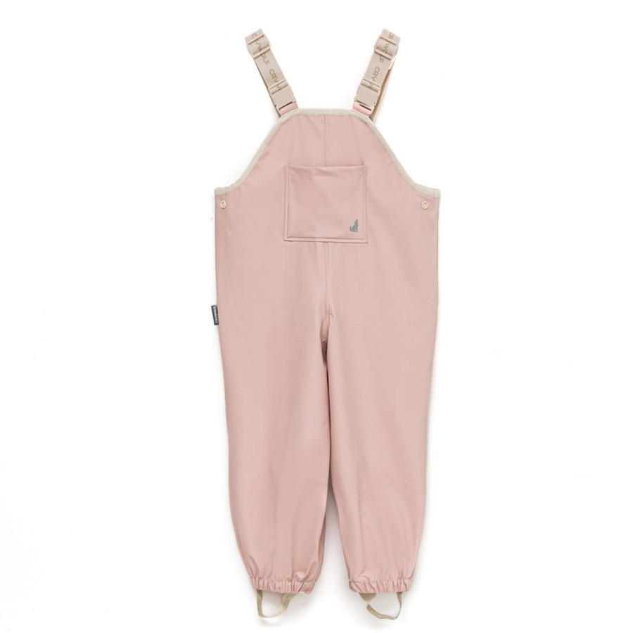 Baby [0-23M] Crywolf Rainwear | Crywolf Rain Overalls - Dusty Pink