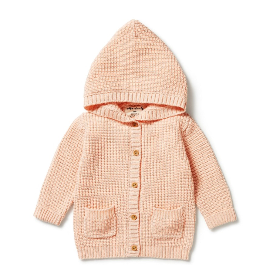 Baby [0-23M] Wilson & Frenchy Outerwear | Wilson And Frenchy Knitted Button Jacket - Shell