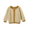 Baby [0-23M] Nature Baby Knitwear | Nature Baby Piper Cardigan - Palm Sailor Stripe