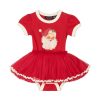 Baby [0-23M] Rock Your Baby Dresses | Rock Your Baby Circus Dress - Red Santa | Baby