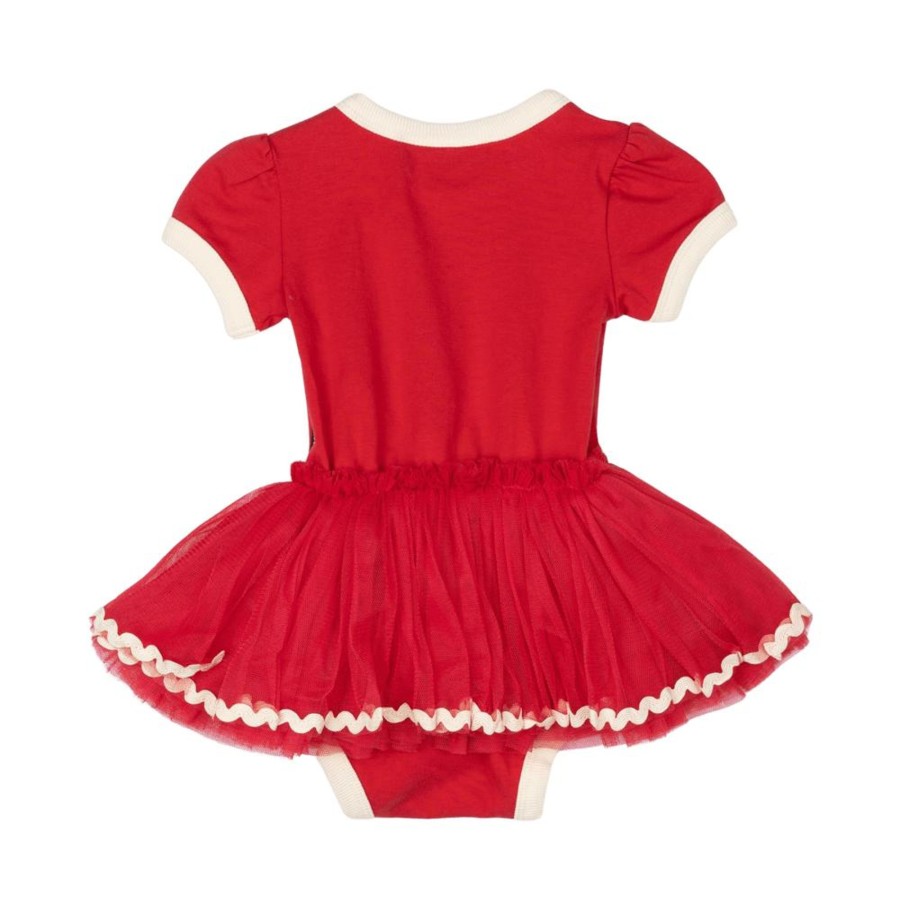 Baby [0-23M] Rock Your Baby Dresses | Rock Your Baby Circus Dress - Red Santa | Baby