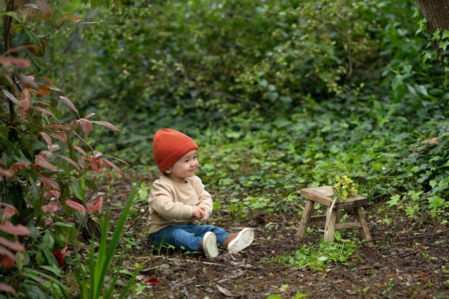 Baby [0-23M] Toshi Beanies | Toshi Organic Beanie - Tommy / Saffron