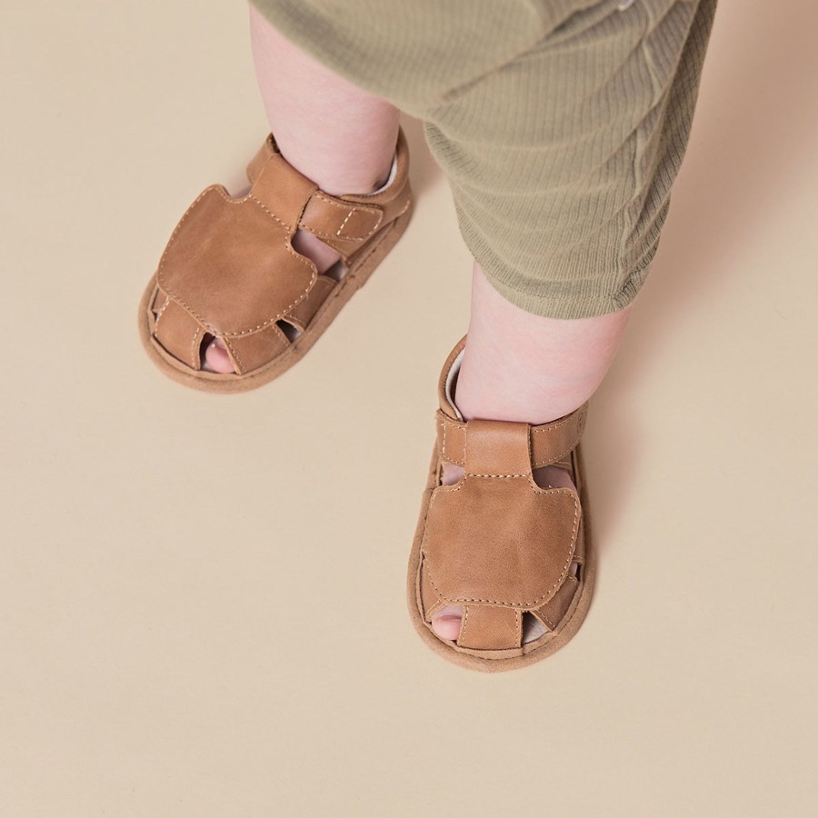 Baby [0-23M] Pretty Brave Footwear | Pretty Brave Baby Milo - Tan