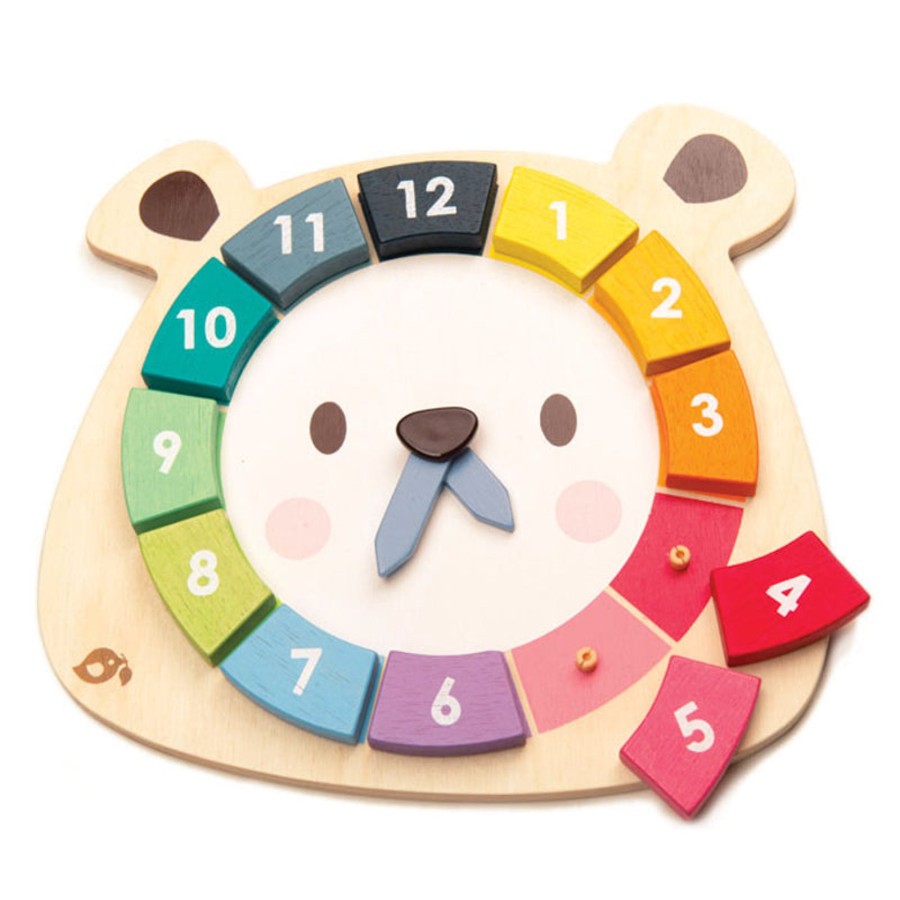 Play + Learn Tenderleaf Puzzles | Bear Colours Clock