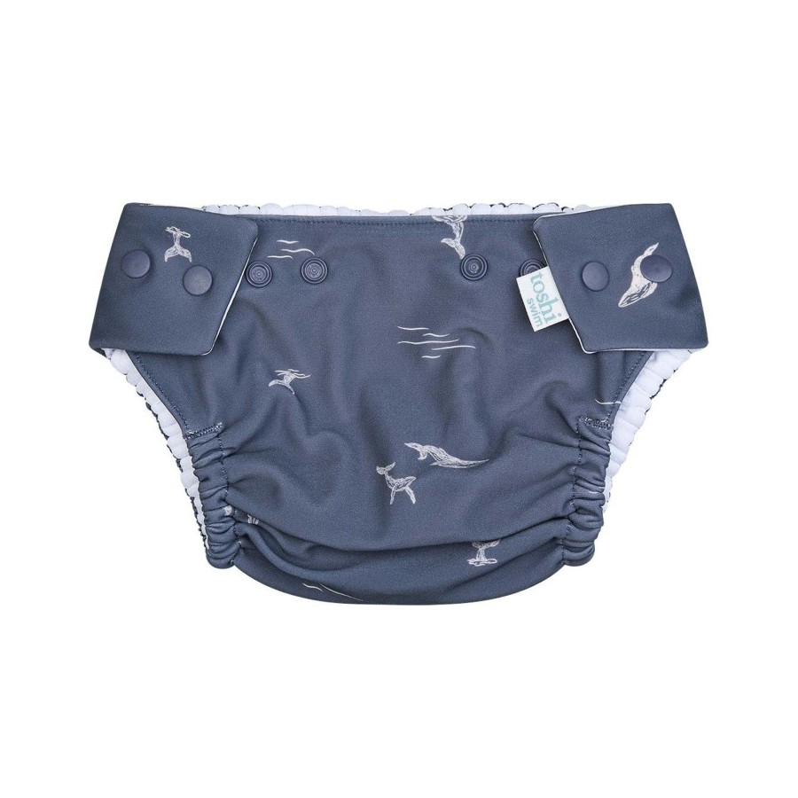 Baby [0-23M] Toshi Swim | Toshi Swim Baby Nappy - Whales