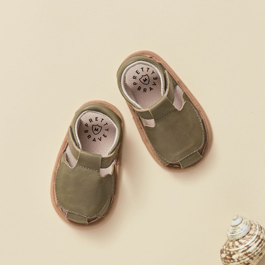 Baby [0-23M] Pretty Brave Footwear | Pretty Brave Baby Milo - Khaki