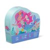 Baby [0-23M] Crocodile Creek Shape Sorters + Puzzles | Mini Puzzle 12 Piece - Mermaid Dreams