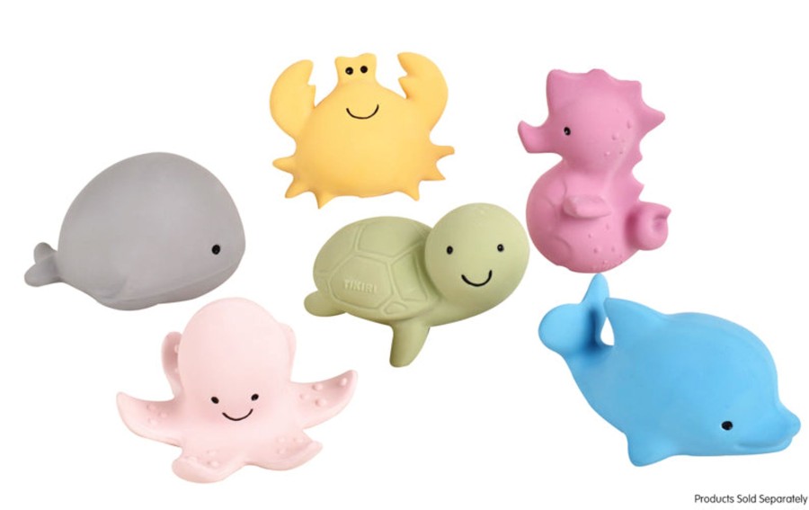 Play + Learn Tikiri Bath Toys | Tikiri My First Ocean Buddies - Whale