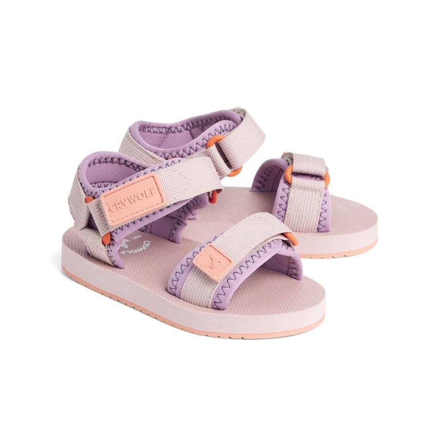 Baby [0-23M] Crywolf Footwear | Crywolf Beach Sandal - Blush Combo