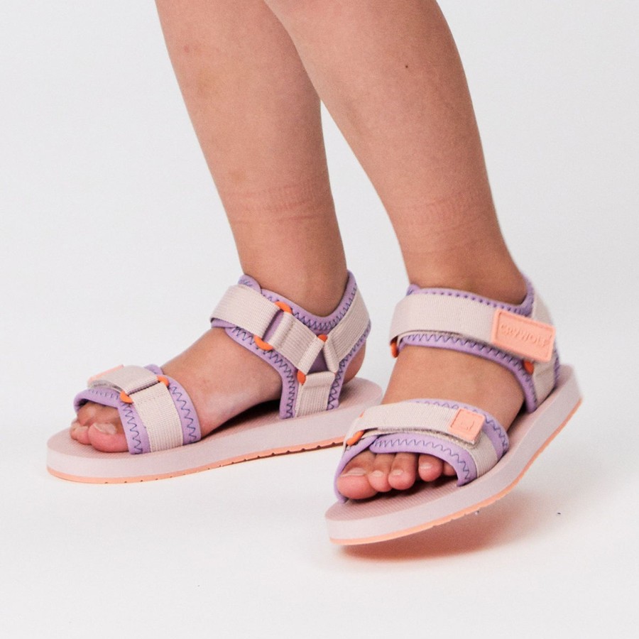 Baby [0-23M] Crywolf Footwear | Crywolf Beach Sandal - Blush Combo