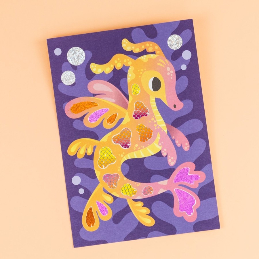 Play + Learn Tiger Tribe Activity Sets | Foil Art - Ocean Magic