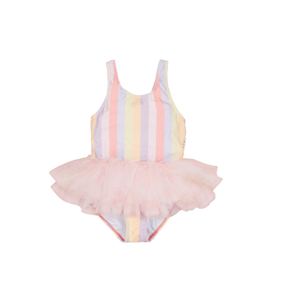 Baby [0-23M] Huxbaby Swim | Huxbaby Sunset Stripe Ballet Swimsuit - Multi