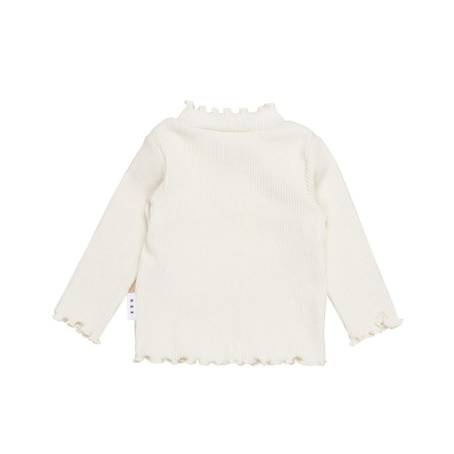 Child [2-14] Huxbaby Tops | Huxbaby Almond Milk Rib Skivvy